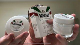 Proraso White for Sensitive Skin - Pre-Shave Balm, Shaving Soap and Shave Balm