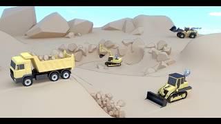 "Blender " low poly construction animation