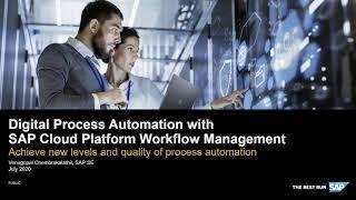 Extension Suite - Digital Process Automation with SAP Workflow Management