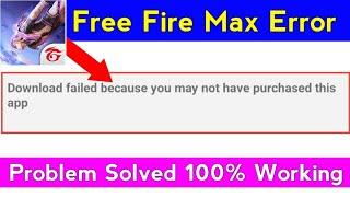 Free Fire You May Not Have Purchased This App | You May Not Have Purchased This App Free Fire |