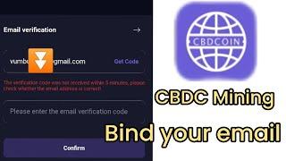 CBDC Mining: How to bind your  Email to your central Bank digital currency for recovery purpose.