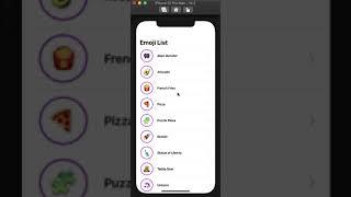 Emojis List App using SwiftUI