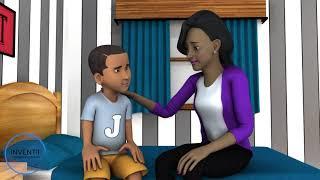 mom and son 3D Animation