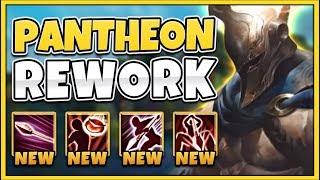 WTF! NEW PANTHEON REWORK IS 100% BEYOND BROKEN! (INVINCIBLE) REWORKED PANTHEON - League of Legends