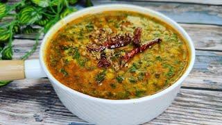 palak dal recipe | dhaba style dal palak | dal palak recipe