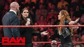 Becky Lynch will be cleared to face Ronda Rousey at WrestleMania: Raw, Feb. 11, 2019