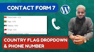 How To Add Country & Phone Field Contact Form 7 | Contact Form 7 Tutorial | WordPress 2021