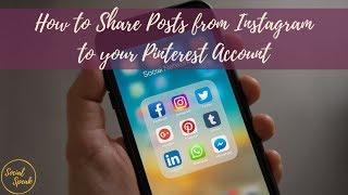 Sharing your Instagram posts to Pinterest