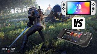 Witcher 3 : SteamDeck VS Switch - Handheld Comparison