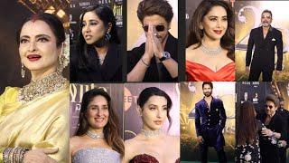 IIFA AWARDS DAY 2 GREEN CARPET SHAH Rukh Khan Madhuri Rekha ji Katrina Kaif Nora Kriti  ️