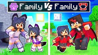 Minecraft WOLF Family VS VAMPIRE Family!