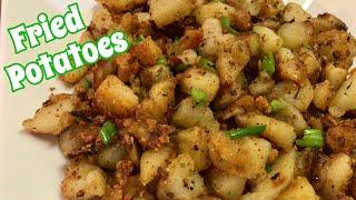HOW TO MAKE HOME FRIED POTATOES & ONIONS | The Best Home Fried Potatoes Recipe 