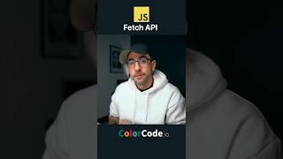 JavaScript Fetch API ‍ in 1 Minute #shorts