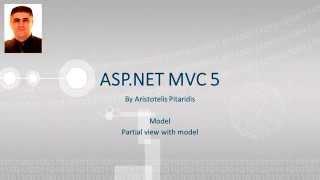 ASP.NET MVC 5 : 3.7 Model - Partial view with model