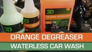 How to clean your Engine and Brake Fluid Reservoir with Orange Degreaser & Waterless Car Wash