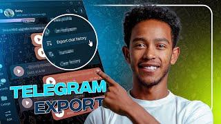 Telegram chat exporting | ቴሌግራም ካላችሁ ይህንን አድርጉ || Codefighters