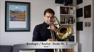 Bass Trombone Etude: Bordogni / Rochut - Etude Nr. 3, 8vb