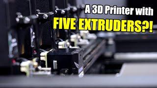 This 3D Printer has 5 print heads!