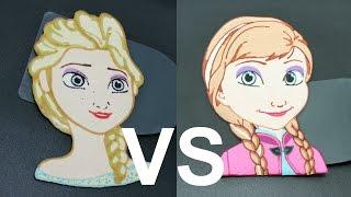 Elsa vs Anna Pancake Battle - Epic Princess Food Fight