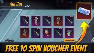 FREE UPGRADE AUG SKIN LUCKY SPIN IS HERE - 10 FREE SPIN VOUCHER TRICK @ParasOfficialYT