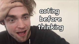 Robert Pattinson Speaking Before Thinking