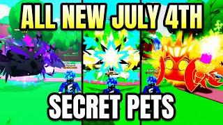 All New July 4th Secret Pets in Pet Catchers (Roblox)