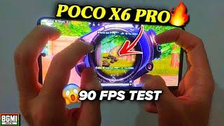 POCO X6 PRO  AFTER 3.5 UPDATE BGMI/PUBG 90 FPS TEST #pocox6pro #poco