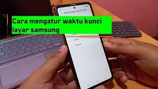 Cara mengatur waktu kunci layar samsung