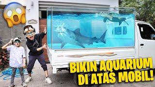 GILA! BIKIN AQUARIUM RAKSASA DI ATAS MOBIL!!! IKAN PREDATOR NGAMUK, SAMPAI RETAK HAMPIR PECAH!!!