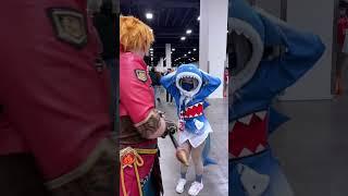 Please don’t eat Gawr Gura!  #gawrgura #hololive #vtuber #cosplay #cosplayer #shorts #genshin