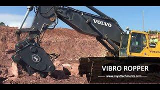 Excavator attachments vibro ripper