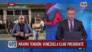 ELECCIONES EN VENEZUELA: el momento en el Pablo Ponzone  y el equipo de GPS fue deportado