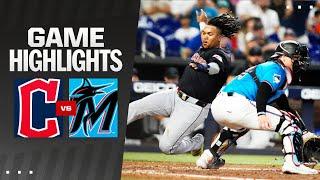 Guardians vs. Marlins Game Highlights (6/9/24) | MLB Highlights