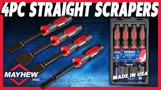 Mayhew 4pc Straight Scraper Set Part #14082 - Tools You Want!