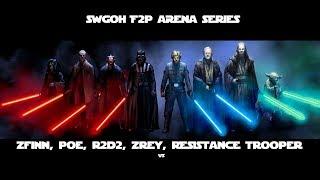 Star Wars: Galaxy of Heroes - F2P Arena Series ft. Resistance