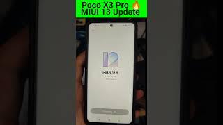 Poco X3 Pro Miui 13 Update | #shorts