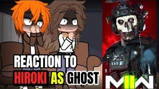 Kokujin no Tenkousei reaction to Hiroki as Ghost [] [MIIW] //gacha nebula//️