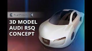 3D Modell Audi Rsq Konzept Review