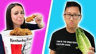 1,000 VS 10,000 CALORIES IN 1 DAY  *ROLES REVERSED*