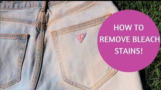 How To Remove Bleach Stains Out Clothes/Jeans |How To Use Rit Liquid Dye