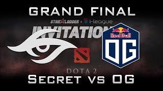 OG vs Secret Grand Final Starladder 2017 Minor EU Highlights Dota 2