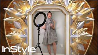 Chriselle Lim | 2021 Golden Globes Elevator | InStyle | #Shorts