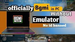 How to Play Bgmi officially in PC without Emulator | Bgmi 3.6 Official in PC low and PC The5911