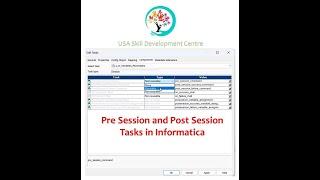 Pre and Post session variables assignment in Informatica