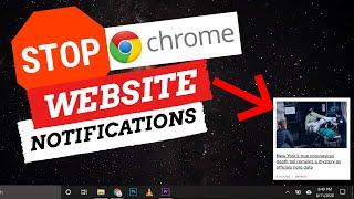 How to STOP Website Notifications Google Chrome