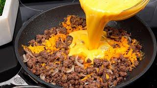 It's so delicious that I cook it 3 times a week Incredible ground meat and Eggs Recipe!