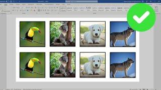 Como poner varias imágenes del mismo tamaño en WORD