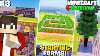 I Made Every Starting Farms In Minecraft Survival Part-3 [HINDI]