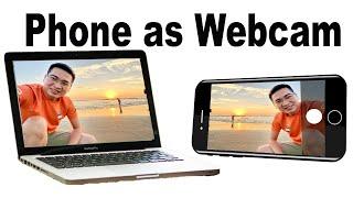 HOW TO USE PHONE AS WIRELESS WEBCAM