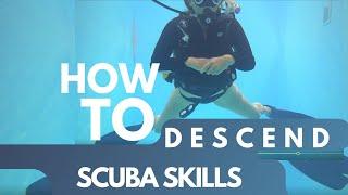HOW TO descend at the start of your dive | SCUBA SKILLS